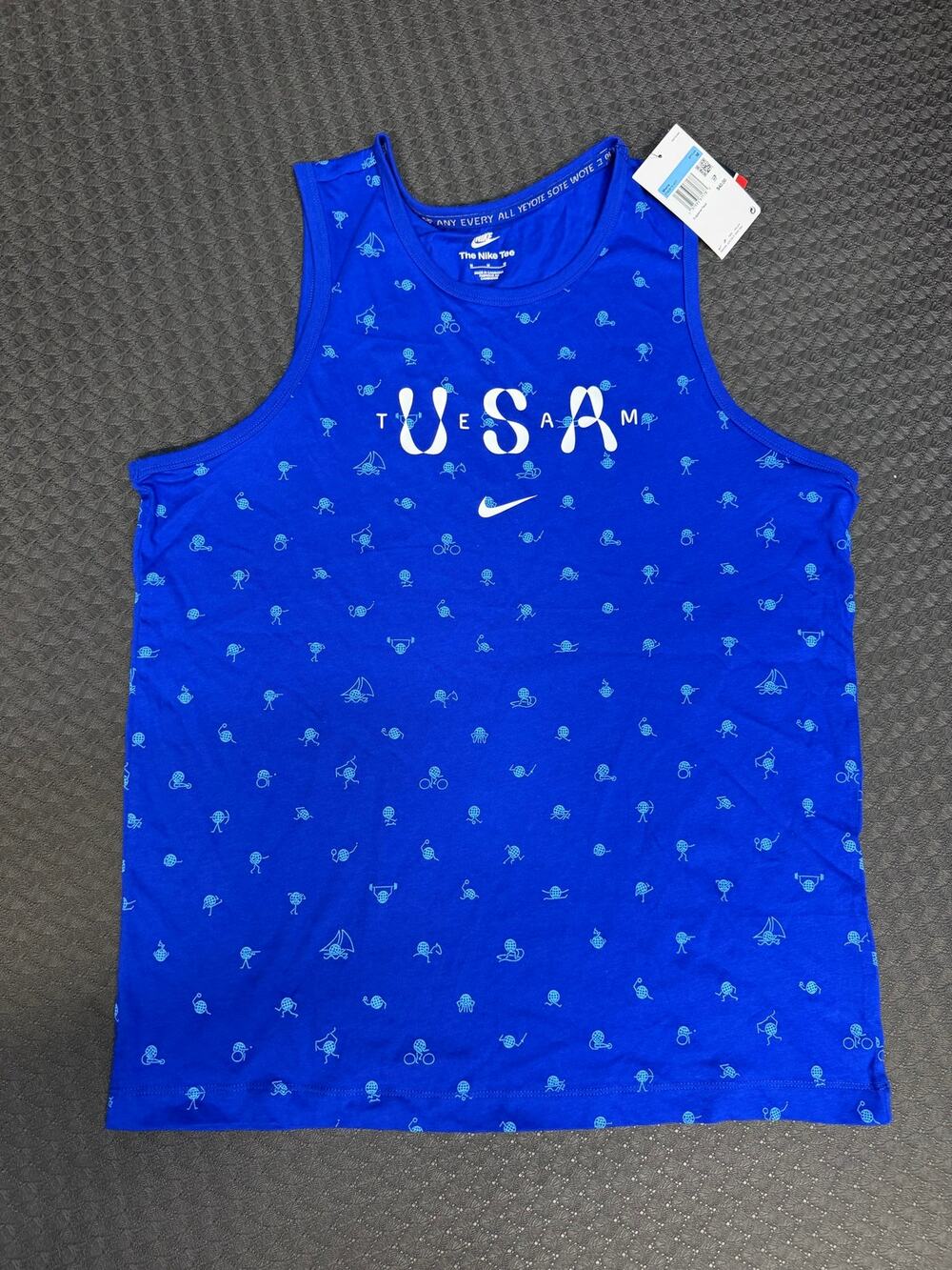 Nike Team USA Muscle Tank Top Men's Shirt FN0879-417 size Medium